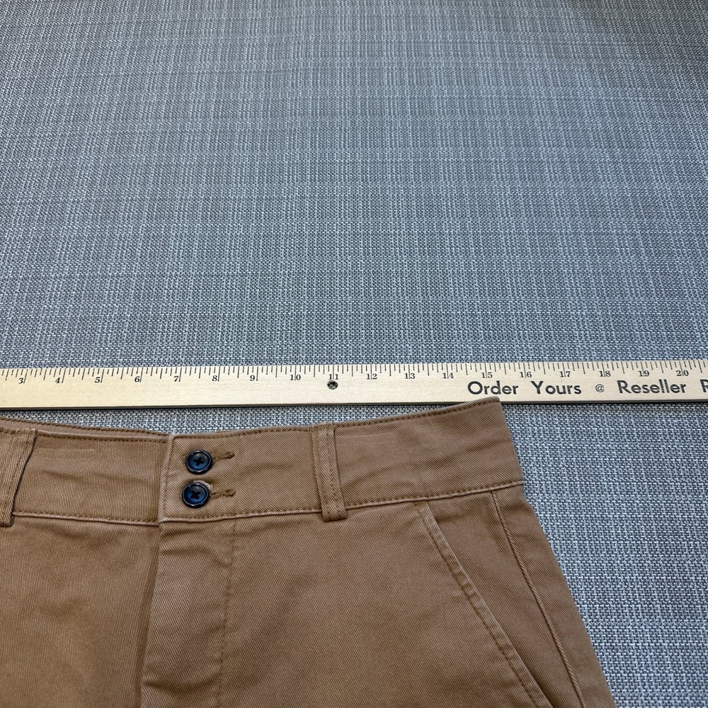 Everlane Organic Cotton Wide Leg Crop Pants Womens 10 Camel Brown High rise - Picture 8 of 12